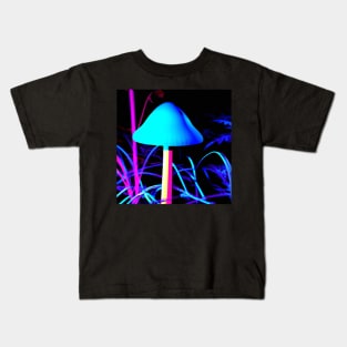 Neon Mushroom Kids T-Shirt